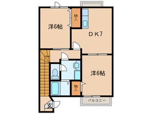 ビイラ・ファインＡの物件間取画像